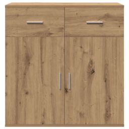 Berkfield Home Sideboard with Drawer with Shelf with Storage with Door Artisan oak Engineered wood in Brown - thumbnail 6