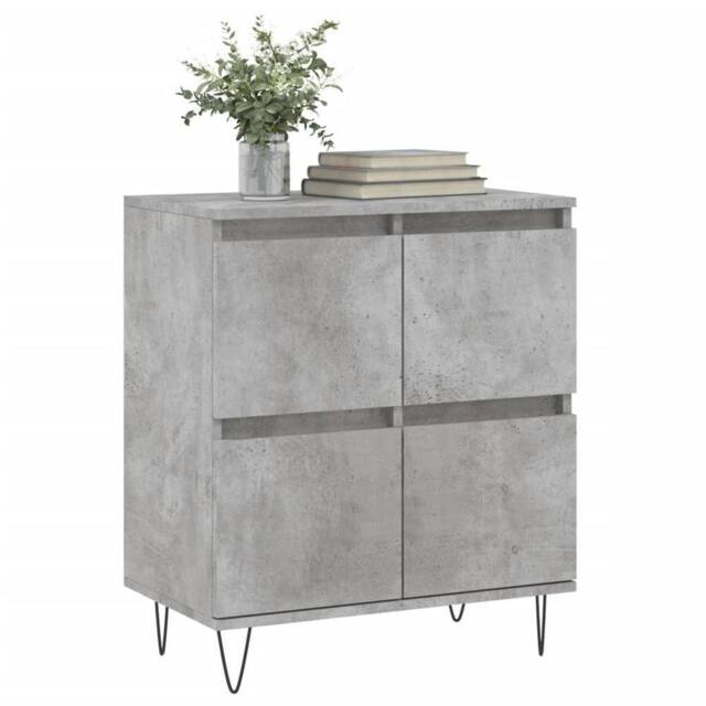 Berkfield Home Sideboard Concrete Grey 60x35x70 cm Engineered Wood - Size: 60 x 35 x 70 cm - image 1
