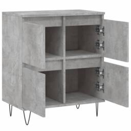 Berkfield Home Sideboard Concrete Grey 60x35x70 cm Engineered Wood - Size: 60 x 35 x 70 cm - thumbnail 6