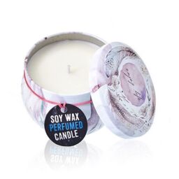 KDMD Art Tin Candle - Assorted Design - Parisian Weekend - Peonies in Blue - thumbnail 6