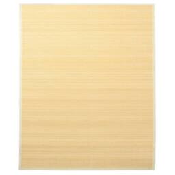Berkfield Home Rug Bamboo 160x230 cm Natural - Size: 100 cm diameter - thumbnail 3