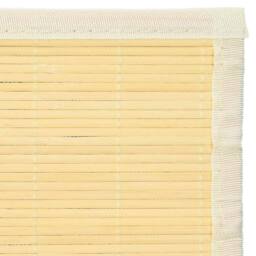 Berkfield Home Rug Bamboo 160x230 cm Natural - Size: 100 cm diameter - thumbnail 6