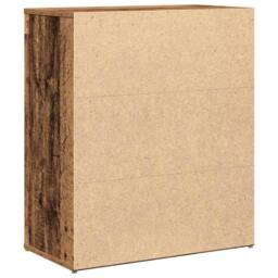 Berkfield Home Sideboard Old Wood 60x31x70 cm Engineered Wood in Brown - Size: 60 x 31 x 70 cm - thumbnail 8