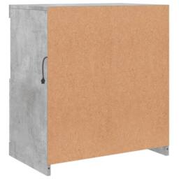 Berkfield Home Sideboard with LED Lights Concrete Grey 60x37x67 cm - Size: 60 x 37 x 67 cm - thumbnail 9