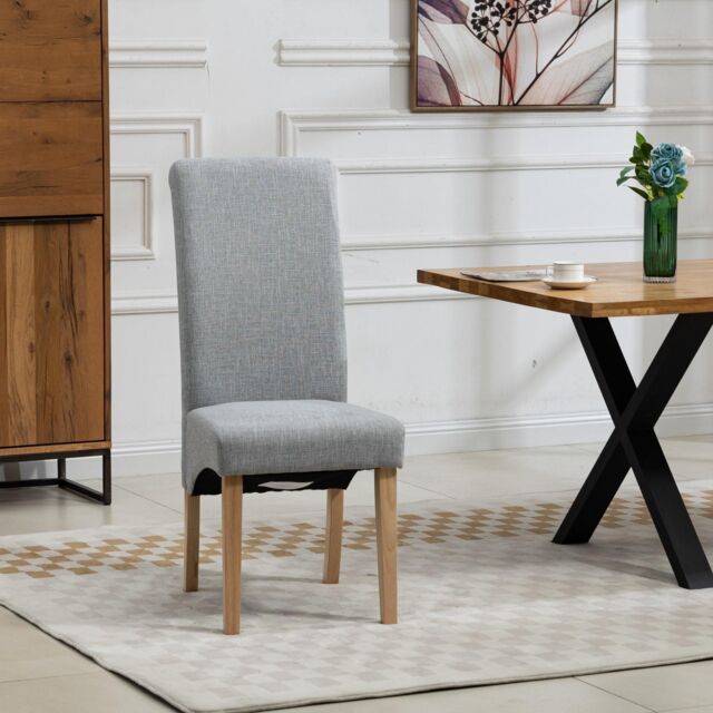 Artemis Home Rimini Fabric Dining Chairs - Set of 2 in Grey - image 1