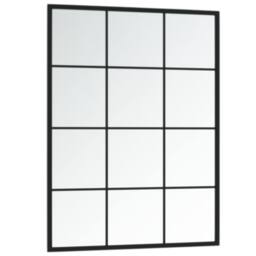 Berkfield Home Wall Mirrors 3 pcs Black 80x60 cm Metal - thumbnail 3