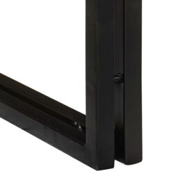 Berkfield Home End Tables 3 pcs Brown & Black Solid Acacia wood - thumbnail 8