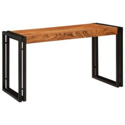 Berkfield Home End Tables 3 pcs Brown & Black Solid Acacia wood - thumbnail 4