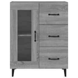 Berkfield Home Sideboard Grey Sonoma 69.5x34x90 cm Engineered Wood - thumbnail 6