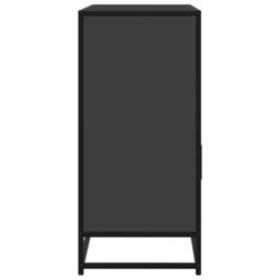 Berkfield Home Sideboard Black 100x35x76 cm Engineered Wood - Size: 100 x 35 x 76 cm - thumbnail 5