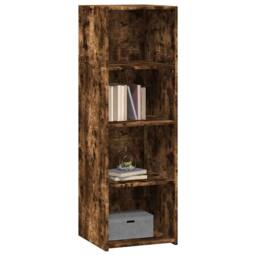 Berkfield Home Highboard Smoked Oak 40x41x124 cm Engineered Wood in Brown - Size: 40 x 41 x 124 cm - thumbnail 3