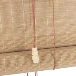 EONLION 80*150cm Roller Blinds Bamboo Window in Brown - Size: 100 cm - thumbnail 4