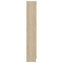 Berkfield Home Classic Book Cabinet Sonoma Oak 82.5x30.5x185.5 cm Engineered Wood in Light Brown - thumbnail 7
