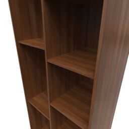 Ready Assembled 2 U Carlton Tall Shelf Unit (Ready Assembled) in Walnut - thumbnail 4