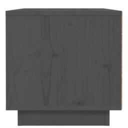 Berkfield Home Bedside Cabinets 2 pcs Grey 40x34x35 cm Solid Wood Pine - Size: 40 x 34 x 35 cm - thumbnail 7