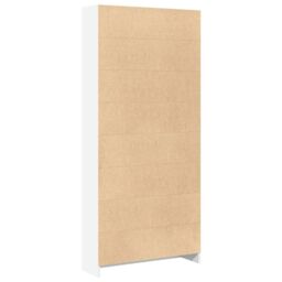 Berkfield Home Bookcase White 80x24x176 cm Engineered Wood - Size: 80 x 24 x 176 cm - thumbnail 6
