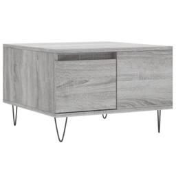 Berkfield Home Modern Coffee Table Grey Sonoma 55x55x36.5 cm Engineered Wood - thumbnail 3