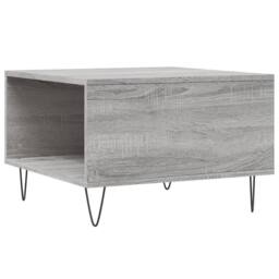 Berkfield Home Modern Coffee Table Grey Sonoma 55x55x36.5 cm Engineered Wood - thumbnail 8