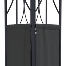 Berkfield Home Gazebo with Roof Anthracite 300x300x270 cm Steel in Black - Size: 300 x 300 x 270 cm - thumbnail 4
