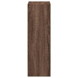 Berkfield Home Bookcase Brown Oak 40x24x76 cm Engineered Wood - Size: 40 x 24 x 76 cm - thumbnail 5