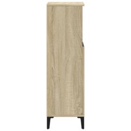 Berkfield Home Bathroom Cabinet Sonoma Oak 30x30x100 cm Engineered Wood in Brown - Size: 30 x 30 x 100 cm - thumbnail 5
