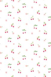 Hoopla Walls Cherry Dance 10m Matt Wallpaper in Black - thumbnail 2