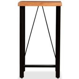 Berkfield Home Bar Table Solid Acacia Wood 60x60x107 cm in Brown - Size: 60 x 60 x 107 cm - thumbnail 1