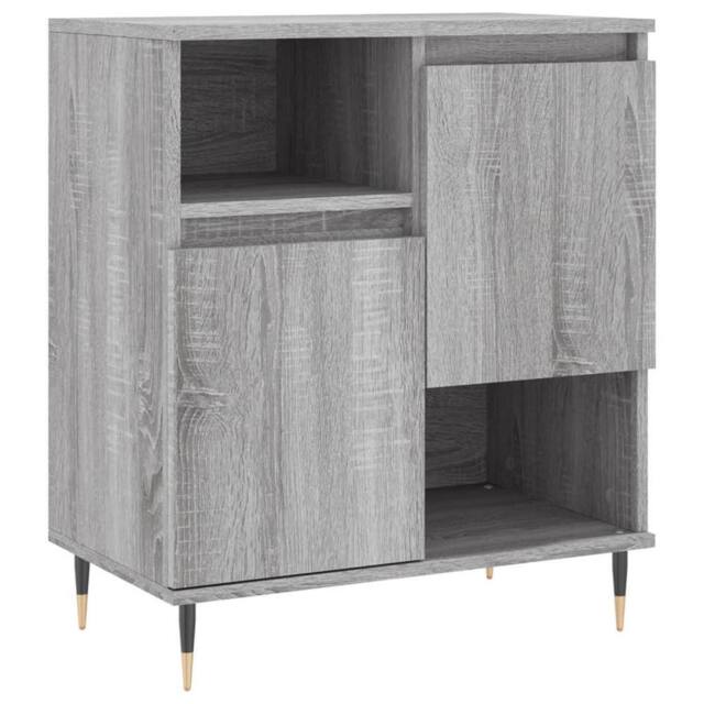 Berkfield Home Sideboard Grey Sonoma 60x35x70 cm Engineered Wood - Size: 60 x 35 x 70 cm - image 1
