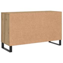 Berkfield Home Sideboard Artisan Oak 100x36x60 cm Engineered Wood in Brown - Size: 100 x 36 x 60 cm - thumbnail 6