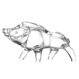 baccarat Zodiac Crystal 2019 The Year of The Pig Figurine in Clear - Size: 1 Pack - thumbnail 2