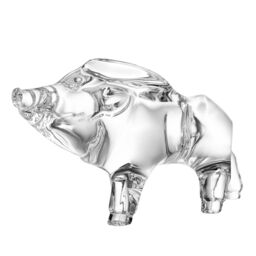 baccarat Zodiac Crystal 2019 The Year of The Pig Figurine in Clear - Size: 1 Pack - thumbnail 3