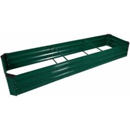 SPETLEK Raised Garden Metal Bed Galvanised Planter Box, 240x60x30cm in Green - Size: 100g - thumbnail 4