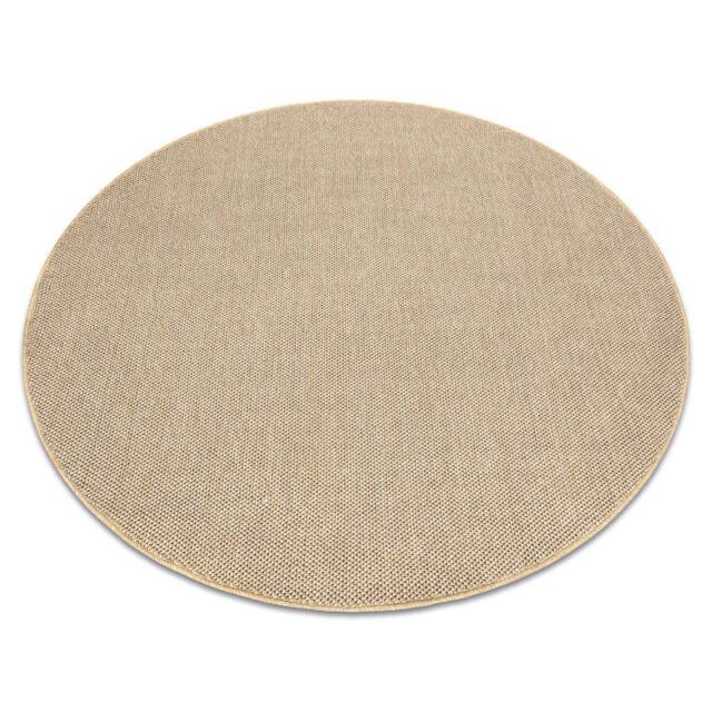 RugsX Casablanca Loom Rug in Beige - Size: 80 cm diameter - image 1