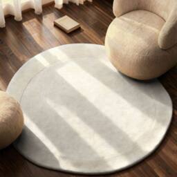 THE RUGS Villeroy & Boch 1812 Wool Round Wool Rug & Runner in Cream - Size: 160 cm diameter - thumbnail 8