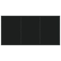 Berkfield Home 5 Piece Garden Dining Set Black Poly Rattan - thumbnail 8
