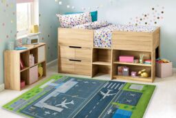 RugsX Bambino Rug in Green - Size: 140 cm x 200 cm - thumbnail 4