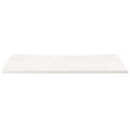 Berkfield Home Desk Top White 110x55x2.5 cm Solid Wood Pine - thumbnail 3