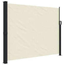 Berkfield Home Retractable Side Awning Cream 160x300 cm - thumbnail 2