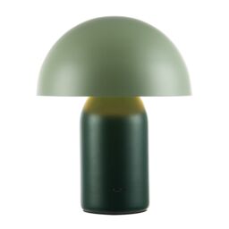 Happy Homewares Modern Rechargeable Mushroom Table Lamp with Touch Dimmer Button in Dark Green - Size: 10 inches - thumbnail 8