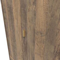 Ready Assembled 2 U Tamworth 2 Door 2 Drawer Wardrobe (Ready Assembled) in Dark Brown - thumbnail 4