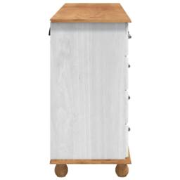 "Berkfield Home Chest of Drawers ""ASKIM"" White 79x40x133.5 cm Solid Wood Pine" - thumbnail 7