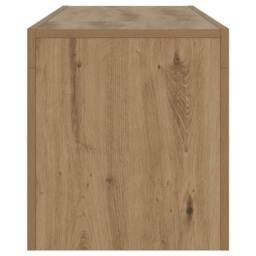 Berkfield Home TV Cabinet with LED Lights Artisan Oak 120x36.5x40 cm Engineered Wood in Brown - thumbnail 8