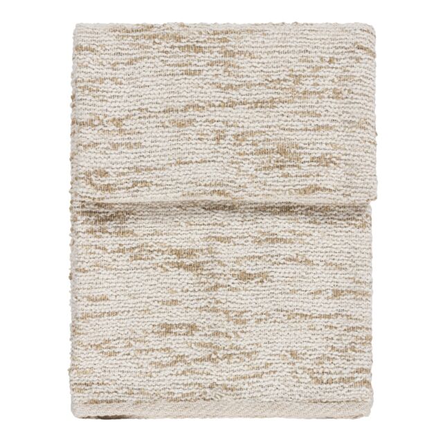 Yard Heath Cotton Blend Tassel Throw in Natural - Size: 130 cm x 180 cm - image 1