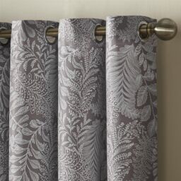 Alan Symonds Ferndown Blackout Curtains Thermal Efficient Ring Top Header in Beige - Size: 229 cm width x 183 cm drop - thumbnail 2