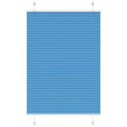 Berkfield Home Pleated Blind Blue 80x100 cm Fabric Width 79.4 cm Polyester