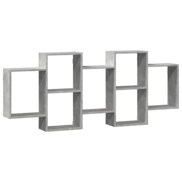 Berkfield Home Wall Shelf Concrete Grey 159x18x65 cm Engineered Wood - Size: 159 x 18 x 65 cm - image 1