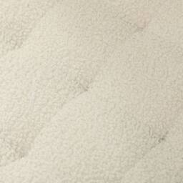 Wyld Haus Fimi Boucle Cream White Storage Ottoman Round Teddy Fleece - thumbnail 8