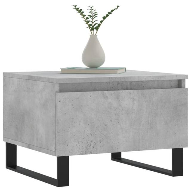 Berkfield Home Modern Coffee Tables 2 pcs Concrete Grey 50x46x35 cm Engineered Wood - Size: 50 x 46 x 35 cm - image 1