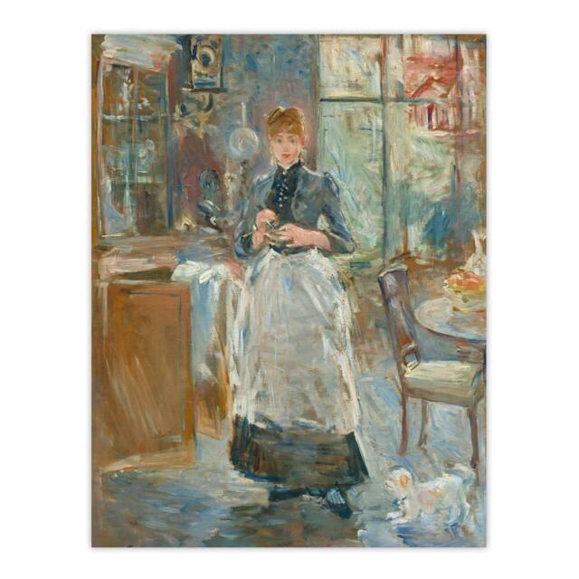 "Artery8 In the Dining Room Oil Painting Morisot Wall Art Poster Print - Size: W18"" x H24""" - image 1