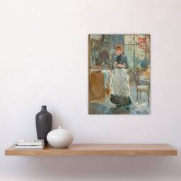 "Artery8 In the Dining Room Oil Painting Morisot Wall Art Poster Print - Size: W18"" x H24""" - thumbnail 4